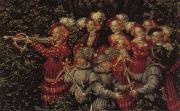 Lucas Cranach Details of The Stag Hunt Spain oil painting artist